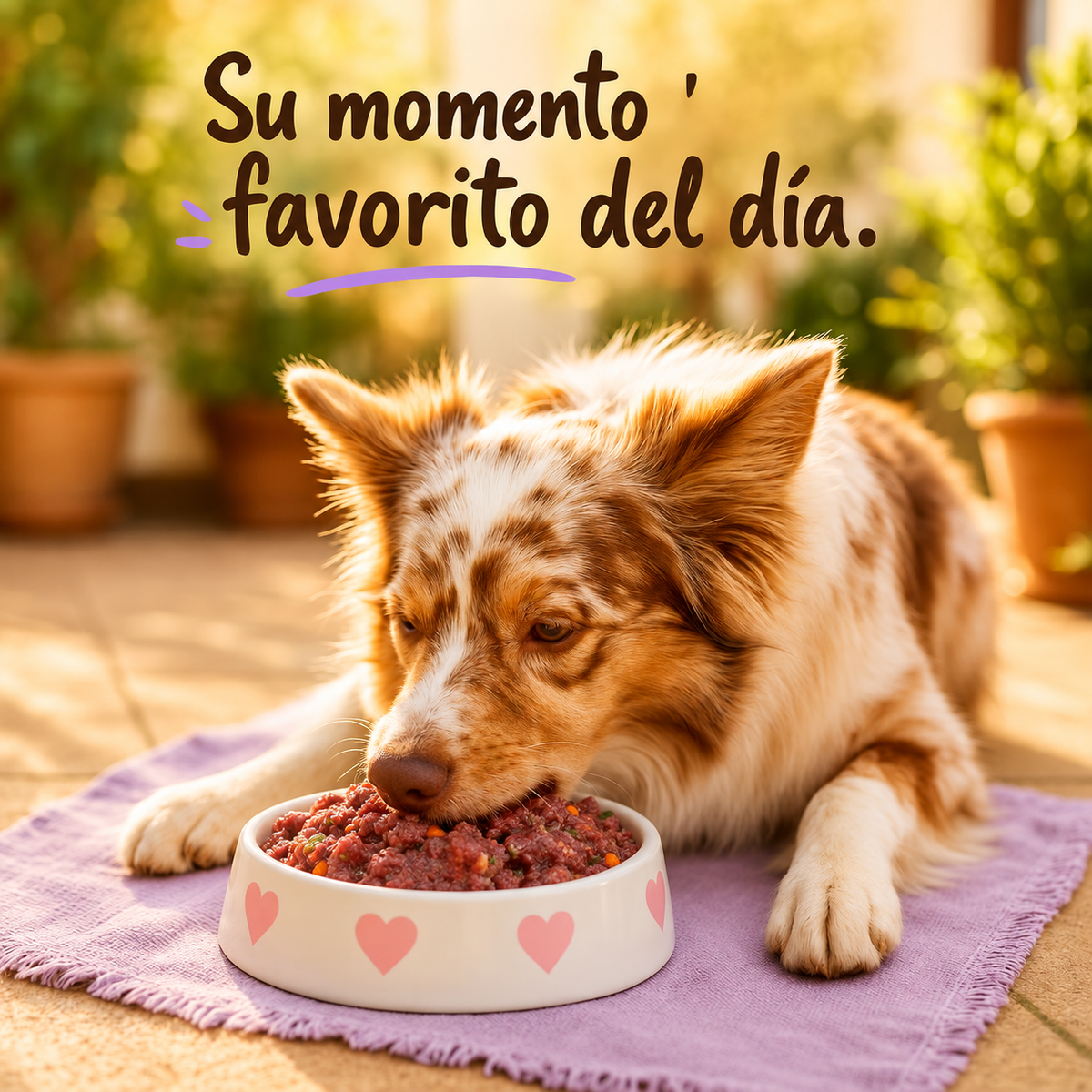 Cordero y Vegetales